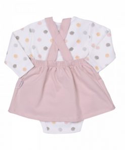 Baby Set Kleidchen & Body 2-tlg für Mädchen mit Hasen-Motiv Bio