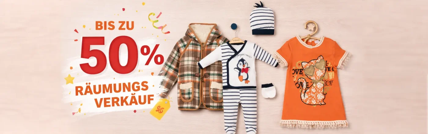 Abverkauf / Räumungsverkauf bis zu 50% bei den Babyartikeln - SALE %
