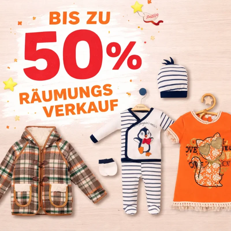 Abverkauf / Räumungsverkauf bis zu 50% bei den Babyartikeln - SALE %